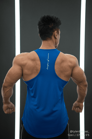 Stringer de entrenamiento de musculación de secado rápido - Azul rey