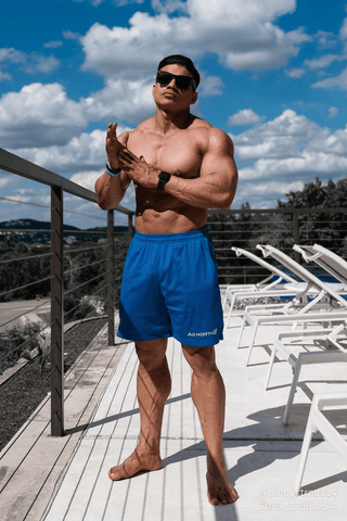 Jersey Mesh Shorts 7.5" - Blue