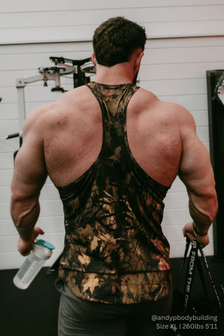 Graphic Muscle Stringer - Cajun Camo