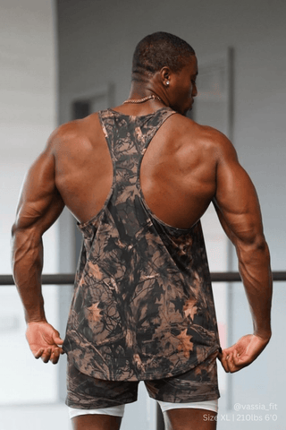 Graphic Muscle Stringer - Cajun Camo