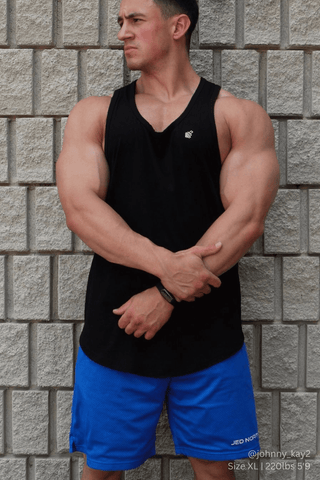 Vital Raw-Hem Tank Top 2.0 - Black
