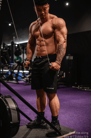Men's Pro Mesh Shorts 8" - Black