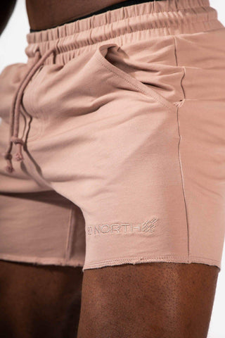 Men's Versatile Workout Sweat Shorts - Taupe (4388296130627)