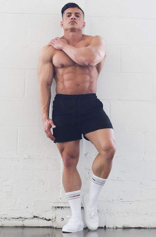 Motion 5'' Varsity Sweat Shorts - Black - Jed North Canada