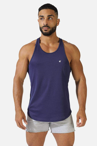Dri-Fit Workout Bodybuilding Stringer  - Navy - Jed North Canada