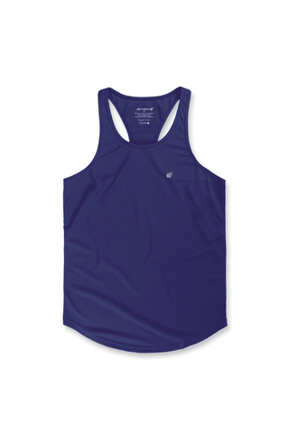Dri-Fit Workout Bodybuilding Stringer  - Navy - Jed North Canada