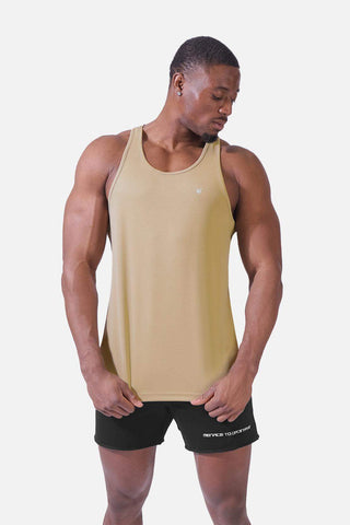 Dri-Fit Workout Bodybuilding Stringer - Khaki - Jed North Canada