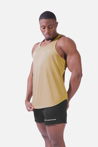 Dri-Fit Workout Bodybuilding Stringer - Khaki - Jed North Canada