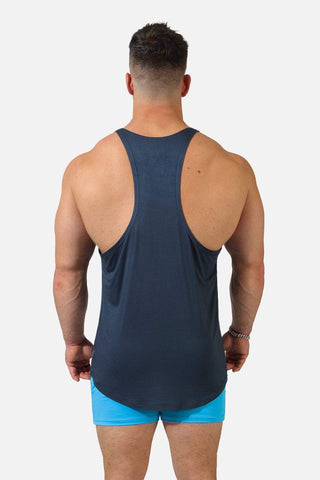 Classic Bodybuilding Racerback Stringer - Navy - Jed North Canada