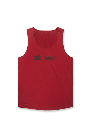 Training Raw-Edge Muscle Tank Top - Maroon Bulk Season - Jed North Canada