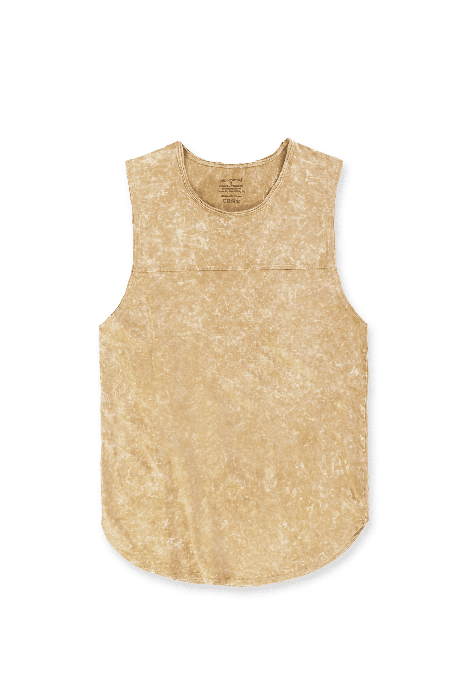 Vintage Washed Muscle Tee - Brown - Jed North Canada