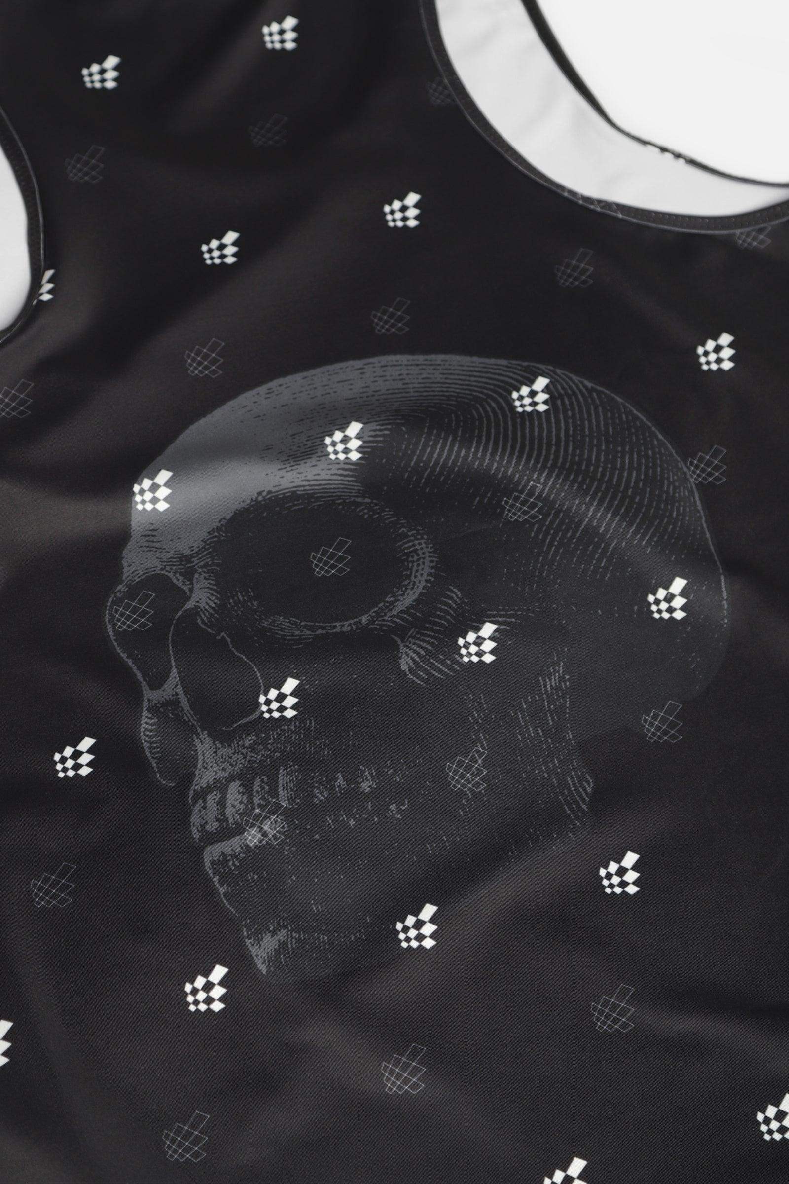 Graphic Muscle Tank Top -  Skull Logo - Jed North Canada