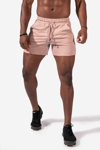Men's Versatile Workout Sweat Shorts - Taupe (4388296130627)